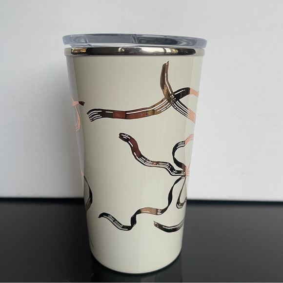 Starbucks Cream Tumbler with Gold Accents - Picture 2 of 7